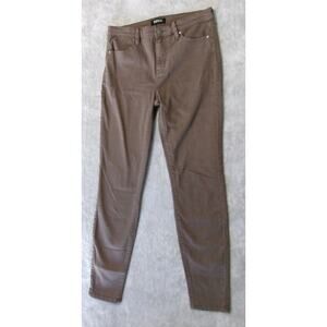 Buffalo David Bitton Hanna High-Rise Soft Stretch Skinny Pants Womens 4/27 Brown